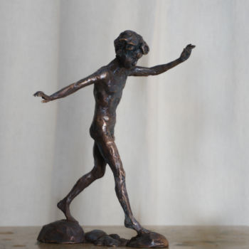 Sculpture intitulée "Stream" par Nikolai Shatalov, Œuvre d'art originale, Bronze