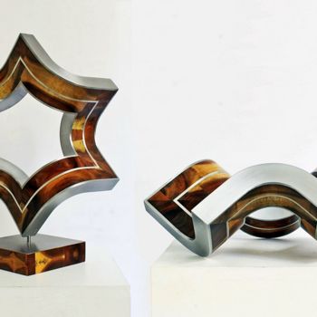 Escultura titulada "Raumfalter" por Nikolaus Weiler, Obra de arte original, Aluminio
