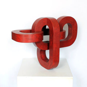 Sculpture intitulée "6hoch3" par Nikolaus Weiler, Œuvre d'art originale, Bois