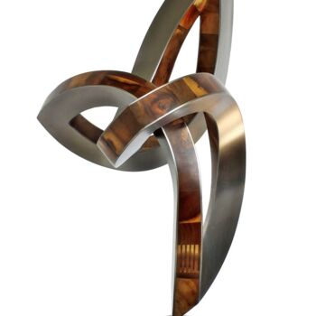 Sculpture titled "Bisequenz" by Nikolaus Weiler, Original Artwork, Metals