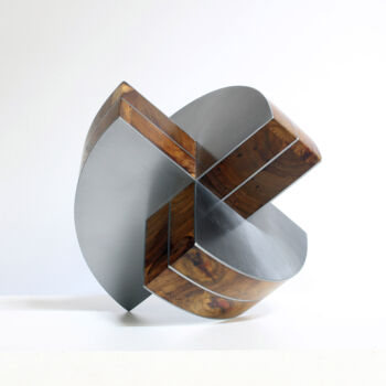 Skulptur mit dem Titel "Rotativum_9p" von Nikolaus Weiler, Original-Kunstwerk, Metalle