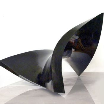 Escultura titulada "outension" por Nikolaus Weiler, Obra de arte original, Metales