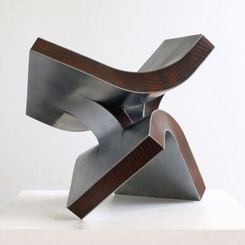 Rzeźba zatytułowany „annäherung” autorstwa Nikolaus Weiler, Oryginalna praca, Metale