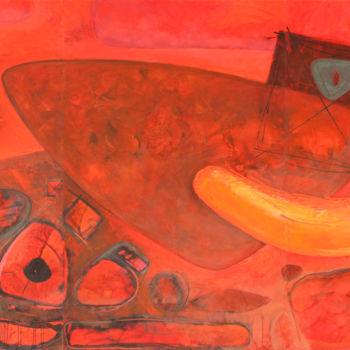 Malerei mit dem Titel "Dedication to Baghd…" von Nikolay Krivoshein, Original-Kunstwerk, Öl
