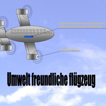 Fotografia intitolato "Flugzeug 2" da Nikolay Maruskin, Opera d'arte originale, Lavoro digitale 2D
