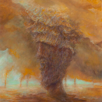 Painting titled "Sleepers III" by Nikolina Petolas, Original Artwork, Oil