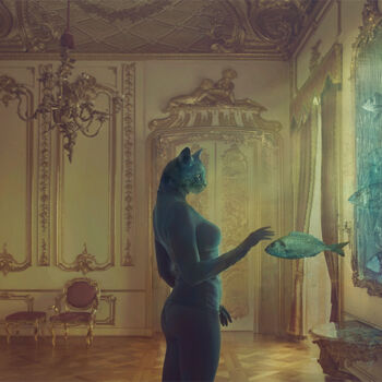 Digital Arts titled "Encounter" by Nikolina Petolas, Original Artwork, Photo Montage