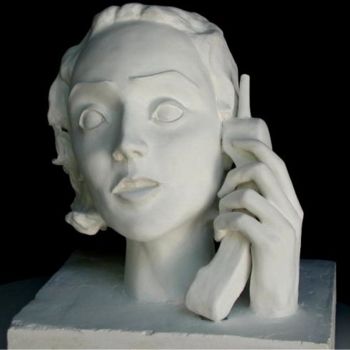 Skulptur mit dem Titel "My Wife" von George Nikonov, Original-Kunstwerk