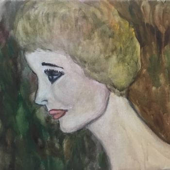 Malerei mit dem Titel "Giselle" von Nilda Raw, Original-Kunstwerk, Acryl