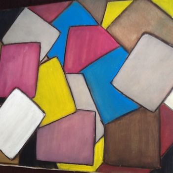 Painting titled "Cartas" by Nilda Raw, Original Artwork, Other