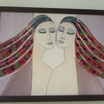 Painting titled "Ambas" by Nilda Raw, Original Artwork, Other