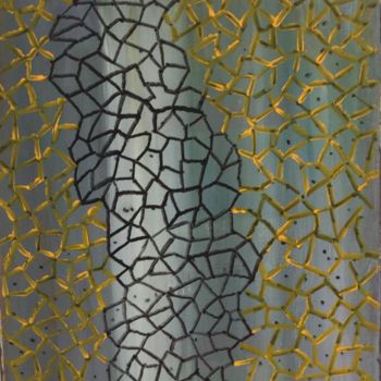 Painting titled "DNA" by Nilda Raw, Original Artwork, Acrylic