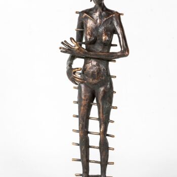 Скульптура под названием "Thorns" - Nilufer Satana, Подлинное произведение искусства, Бронза