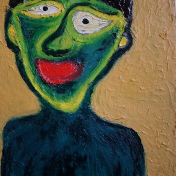 Pittura intitolato "SIRIL" da Nilupul Jayathunga, Opera d'arte originale, Olio