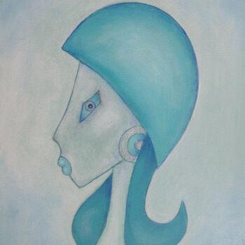 Картина под названием "Silberblick" - Nina Boos, Подлинное произведение искусства, Акрил