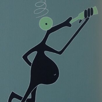 Картина под названием "DURST (thirst)" - Nina Boos, Подлинное произведение искусства, Другой