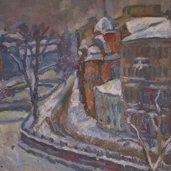 Painting titled "San Peterburg" by Ilya Sorkin, Original Artwork, Oil