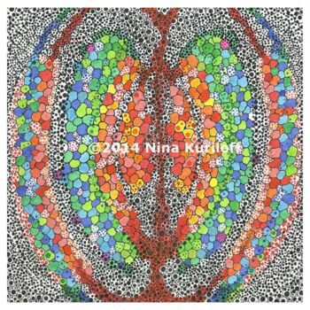 Рисунок под названием "Internally Speaking" - Nina Kuriloff, Подлинное произведение искусства, Чернила