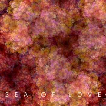 Digitale Kunst mit dem Titel "SEA OF LOVE" von Nina Pacôme, Original-Kunstwerk, Digitale Malerei