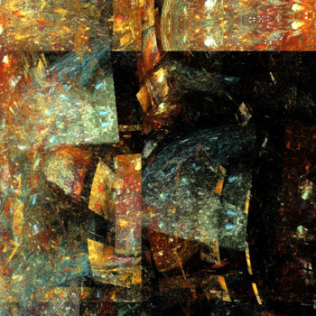 Digital Arts με τίτλο "SOMEWHERE" από Nina Pacôme, Αυθεντικά έργα τέχνης, Ψηφιακή ζωγραφική
