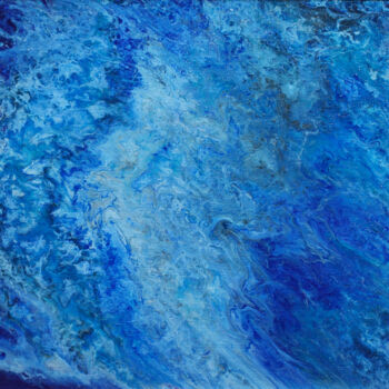 Картина под названием "" Quiet wave "" - Nina Proshkina, Подлинное произведение искусства, Акрил