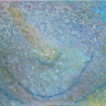 Картина под названием "" Mysterious  cosmo…" - Nina Proshkina, Подлинное произведение искусства, Акрил