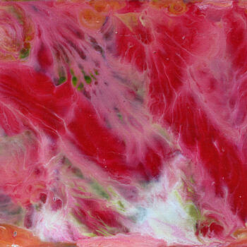 Peinture intitulée "" Pink  summer"" par Nina Proshkina, Œuvre d'art originale, Acrylique