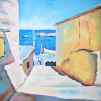 Peinture intitulée "malta valletta" par Nina Silaeva, Œuvre d'art originale