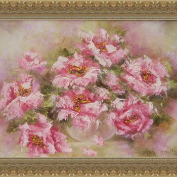 Картина под названием "Розы" - Smith, Подлинное произведение искусства