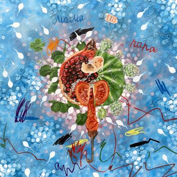 Картина под названием "«Визавия»" - Нина Пройдан, Подлинное произведение искусства, Акрил Установлен на Деревянная рама для…