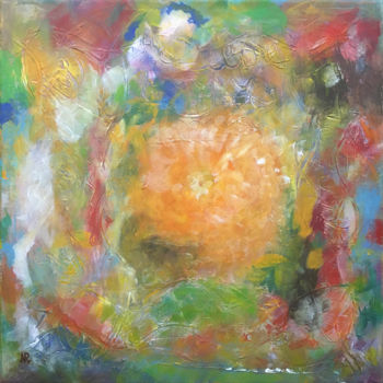 Schilderij getiteld "POÈME" door Nina Rêve, Origineel Kunstwerk, Acryl