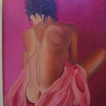 Painting titled "FEMME" by Nina Reyes Guzmán, Original Artwork