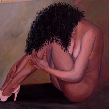 Pintura titulada "Morocha" por Nina Reyes Guzmán, Obra de arte original