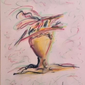 Zeichnungen mit dem Titel "" LEE "" von Arqué, Original-Kunstwerk, Pastell