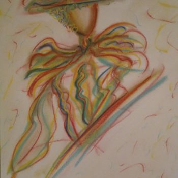 Dessin intitulée "LE PRINCE ENCHANTER…" par Arqué, Œuvre d'art originale, Pastel