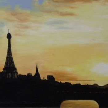 Painting titled "Paris - Pintura a ó…" by Faithartes, Original Artwork