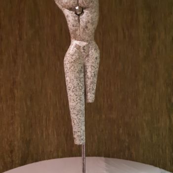 Sculpture titled "Le couple" by Nino Giordano, Original Artwork, Stone