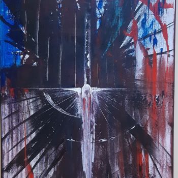 Painting titled "L'acte" by Nino Giordano, Original Artwork, Acrylic