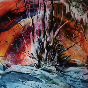 Malerei mit dem Titel "explosion" von Nino Anin, Original-Kunstwerk, Andere
