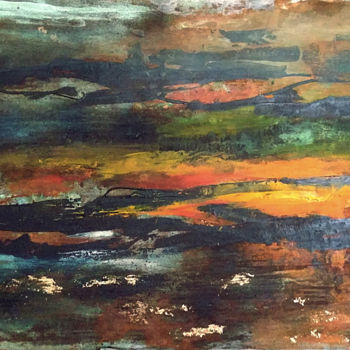 Pittura intitolato "landscape" da Nino Anin, Opera d'arte originale, Altro