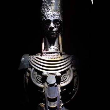 Sculpture titled "osiris" by Niotte Prod, Original Artwork, Metals