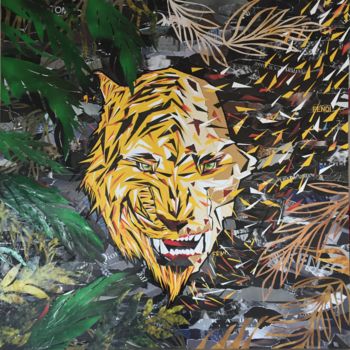 Painting titled "INFINITY TIGER" by Nirin, Original Artwork