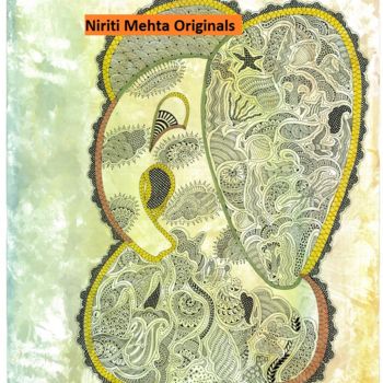 Painting titled "ganesh-balance.jpg" by Niriti Mehta Jain, Original Artwork