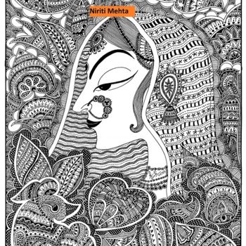 Malarstwo zatytułowany „bani-thani.jpg” autorstwa Niriti Mehta Jain, Oryginalna praca