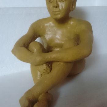 Sculpture titled "Dalton" by Chrysanthou, Original Artwork, Clay