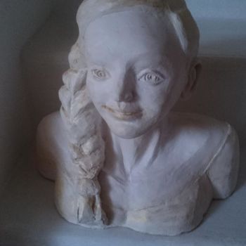 Sculpture titled "Marie" by Chrysanthou, Original Artwork, Clay