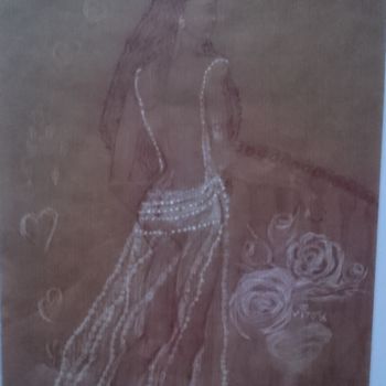 Peinture intitulée "Transparence" par Chrysanthou, Œuvre d'art originale, Crayon