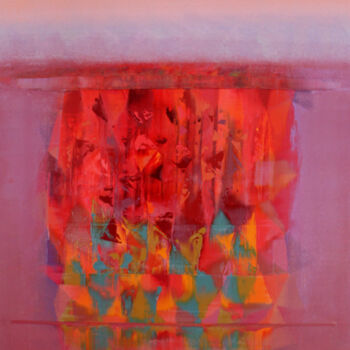제목이 "Abstract-195 Positi…"인 미술작품 Nivas Kanhere로, 원작, 기름