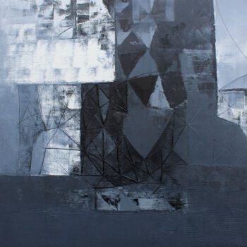 绘画 标题为“Abstract-210” 由Nivas Kanhere, 原创艺术品, 油