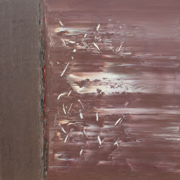 제목이 "Abstract-212"인 미술작품 Nivas Kanhere로, 원작, 기름